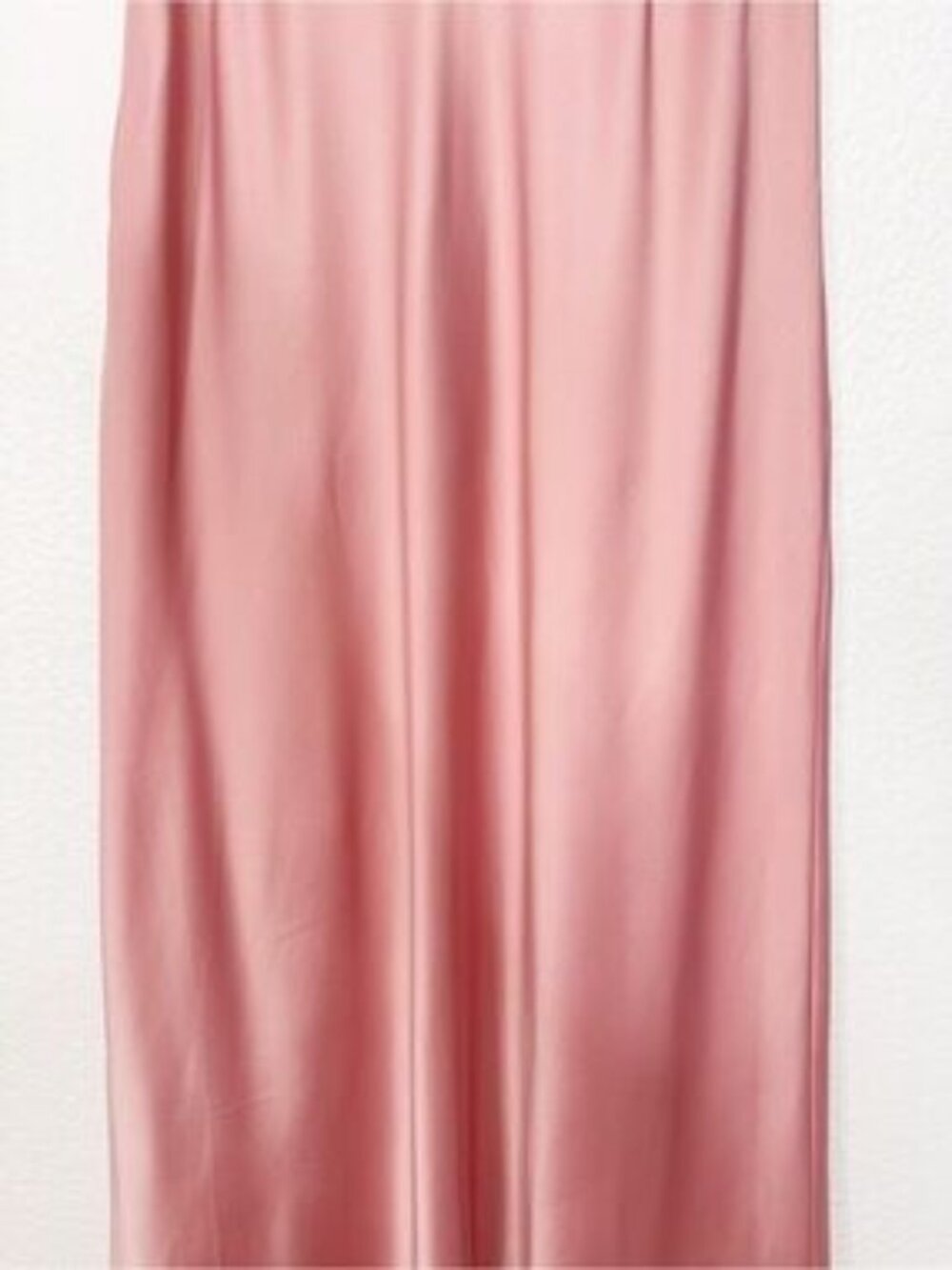 Miss Sparkling Dusty Rose Satin Bias Cut Maxi Skirt - Picture 5 of 6